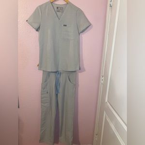 FIGS *LIMITED EDITION* SPACE GREY SCRUB SET - XS